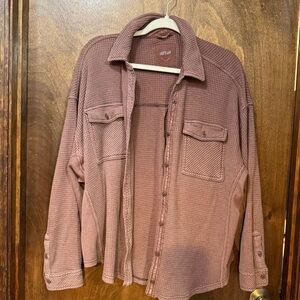 Aerie lumberjane waffle knit